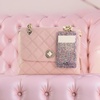 image:imageKate Spade New York Id Badge Clip Key Chain Sparkle Silicone Keychain Accessory and Suitcase Identifier Multi Glitter