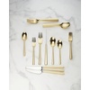 image:imageKate Spade New York Malmo Satin 20Piece Flatware Set 475 LB Metallic20Piece Flatware Set  Gold