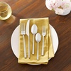 image:imageKate Spade New York Malmo Satin 20Piece Flatware Set 475 LB Metallic5Piece Place Setting  Stainless Steel