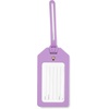 image:imageKate Spade New York Purple Silicone Luggage Tag with Strap Spade Flower Purple