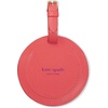 image:imageKate Spade New York Round Vegan Leather Luggage Tag for Women Durable Suitcase ID Tag Lets Go