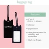 image:imageKate Spade New York Silicone Luggage Tag with Durable Strap Suitcase Identifiier Black Cat