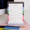 image:imageKate Spade New York Undated Weekly Spiral Planner Notepad Desk Planner Calendar Pad with 52 Sheets Weekly Desktop Calendar Agenda Sunny Day Stripe