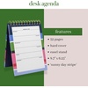 image:imageKate Spade New York Undated Weekly Spiral Planner Notepad Desk Planner Calendar Pad with 52 Sheets Weekly Desktop Calendar Agenda Sunny Day Stripe