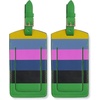 image:imageKate Spade New York Vegan Leather Luggage Tag for Women Durable Suitcase ID Tag Enchanted StripeEnchanted Stripe