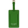 image:imageKate Spade New York Vegan Leather Luggage Tag for Women Durable Suitcase ID Tag Enchanted StripeGreen