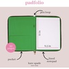 image:imageKate Spade New York Vegan Leather Padfolio Zipper Portfolio with 85 x 11 Writing Pad Document Organizer for Business Modern Leopard