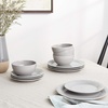 image:imageKate Spade New York Willow Drive8482 12Piece Dinnerware Set 1775 LB TaupeGrey12Piece Place Setting