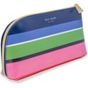 image:imageKate Spade New York Zipper Pouch Filled with Planner Stickers and Accessories Set Includes Notepad Sticker Tabs Black Ink Pen and Holder Vegan Leather Accessory Bag Sunny Day Stripe
