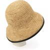 image:imageKate Spade Womens Straw Cloche Hat With Piping Stylish Fashion Accessory Cap for Women