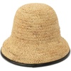 image:imageKate Spade Womens Straw Cloche Hat With Piping Stylish Fashion Accessory Cap for Women