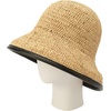 image:imageKate Spade Womens Straw Cloche Hat With Piping Stylish Fashion Accessory Cap for Women