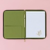 image:imagekate spade new york 1325 x 950 Faux Leather Notepad Zip Folio with Interior Pocket Zipper Close and Pen Loop Painterly Blooms