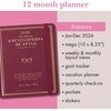 image:imagekate spade new york 2026 Large Weekly amp Monthly Planner 12 Month Soft Cover Agenda Dated January 2026December 2026 Cute Planner with Stickers amp Spiral Binding Encyclopedia of Style