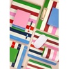 image:imagekate spade new york A4 Clipboard Folio with Low Profile Clip Professional Padfolio Includes Lined Notepad Pen Loop and Pocket Ocean StripeAdventure Stripe