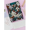 image:imagekate spade new york A4 Clipboard Folio with Low Profile Clip Professional Padfolio Includes Lined Notepad Pen Loop and Pocket Ocean StripeFall Floral