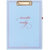 image:imagekate spade new york A4 Clipboard Folio with Low Profile Clip Professional Padfolio Includes Lined Notepad Pen Loop and Pocket Ocean StripeInvite Only