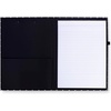 image:imagekate spade new york A4 Clipboard Folio with Low Profile Clip Professional Padfolio Includes Lined Notepad Pen Loop and Pocket Ocean StripePolka Dots