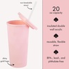 image:imagekate spade new york Acrylic Bridal Tumbler with Lid and Straw 20 oz Tumbler for Bride to Be Slim Double Wall Tumbler Miss to Mrs Blush