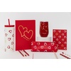 image:imagekate spade new york Acrylic Tumbler with Lid and Straw 24 oz Tumbler Slim Double Wall Tumbler Brushstroke Hearts