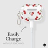 image:imagekate spade new york AirPods Pro Protective Case with Keychain Ring  Multi Floral Black and White Compatible with AirPods Pro 2nd  1st GenerationCherry Dot