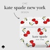 image:imagekate spade new york AirPods Pro Protective Case with Keychain Ring  Multi Floral Black and White Compatible with AirPods Pro 2nd  1st GenerationCherry Dot