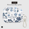image:imagekate spade new york AirPods Pro Protective Case with Keychain Ring  Multi Floral Black and White Compatible with AirPods Pro 2nd  1st GenerationFlowerbed Blue