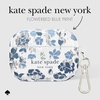 image:imagekate spade new york AirPods Pro Protective Case with Keychain Ring  Multi Floral Black and White Compatible with AirPods Pro 2nd  1st GenerationFlowerbed Blue