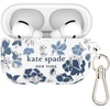 image:imagekate spade new york AirPods Pro Protective Case with Keychain Ring  Multi Floral Black and White Compatible with AirPods Pro 2nd  1st GenerationFlowerbed Blue