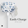 image:imagekate spade new york AirPods Pro Protective Case with Keychain Ring  Multi Floral Black and White Compatible with AirPods Pro 2nd  1st GenerationFlowerbed Blue