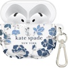 image:imagekate spade new york AirPods Pro Protective Case with Keychain Ring  Multi Floral Black and White Compatible with AirPods Pro 2nd  1st GenerationFlowerbed Blue