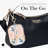 image:imagekate spade new york AirPods Pro Protective Case with Keychain Ring  Multi Floral Black and White Compatible with AirPods Pro 2nd  1st GenerationMulti Floral Rose
