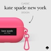 image:imagekate spade new york AirPods Pro Protective Case with Keychain Ring  Multi Floral Black and White Compatible with AirPods Pro 2nd  1st GenerationPom Pom Pink