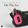 image:imagekate spade new york AirPods Pro Protective Case with Keychain Ring  Multi Floral Black and White Compatible with AirPods Pro 2nd  1st GenerationPom Pom Pink