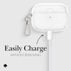 image:imagekate spade new york AirPods Pro Protective Case with Keychain Ring  Multi Floral Black and White Compatible with AirPods Pro 2nd  1st GenerationThat Sparkle Silver