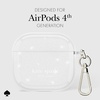 image:imagekate spade new york AirPods Pro Protective Case with Keychain Ring  Multi Floral Black and White Compatible with AirPods Pro 2nd  1st GenerationThat Sparkle Silver