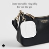 image:imagekate spade new york AirPods Pro Protective Case with Keychain Ring  Multi Floral Black and White Compatible with AirPods Pro 2nd  1st GenerationThat Sparkle Silver