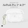 image:imagekate spade new york AirPods Pro Protective Case with Keychain Ring  Multi Floral Black and White Compatible with AirPods Pro 2nd  1st GenerationThat Sparkle Silver