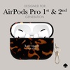 image:imagekate spade new york AirPods Pro Protective Case with Keychain Ring  Multi Floral Black and White Compatible with AirPods Pro 2nd  1st GenerationTortoiseshell