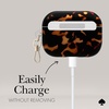 image:imagekate spade new york AirPods Pro Protective Case with Keychain Ring  Multi Floral Black and White Compatible with AirPods Pro 2nd  1st GenerationTortoiseshell
