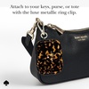 image:imagekate spade new york AirPods Pro Protective Case with Keychain Ring  Multi Floral Black and White Compatible with AirPods Pro 2nd  1st GenerationTransparent Tortoise