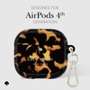 image:imagekate spade new york AirPods Pro Protective Case with Keychain Ring  Multi Floral Black and White Compatible with AirPods Pro 2nd  1st GenerationTransparent Tortoise