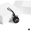 image:imagekate spade new york AirTag Holder with Gold Ring Clip  Protective Case for Apple AirTag  Hollyhock CreamBlack Cat