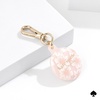 image:imagekate spade new york AirTag Holder with Gold Ring Clip  Protective Case for Apple AirTag  Hollyhock CreamHollyhock Cream