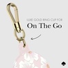 image:imagekate spade new york AirTag Holder with Gold Ring Clip  Protective Case for Apple AirTag  Hollyhock CreamHollyhock Cream