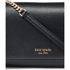 image:imagekate spade new york Ava Pebbled Leather Flap Chain Wallet Black