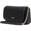 image:imagekate spade new york Ava Pebbled Leather Flap Chain Wallet Black