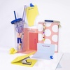image:imagekate spade new york Black Ink Ballpoint Pen with Reusable Gift Box Professional Office Pen for Women Accepts Standard Refills Modern LeopardCandy Stripe