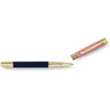 image:imagekate spade new york Black Ink Ballpoint Pen with Reusable Gift Box Professional Office Pen for Women Accepts Standard Refills Modern LeopardPinkNavy Colorblock