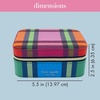 image:imagekate spade new york Black Travel Jewelry Case Small Jewelry Box to Organize Rings Necklaces Earrings Grand Plaid Duo